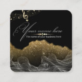 TARJETA DE VISITA musical Quadratische Visitenkarte (Vorderseite)
