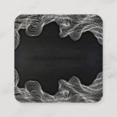 TARJETA DE VISITA musical Quadratische Visitenkarte (Rückseite)