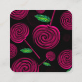 TARJETA DE VISITA pastelería Quadratische Visitenkarte (Rückseite)