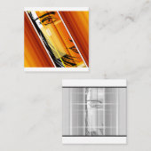 Tarjeta de visita quadratische visitenkarte (Vorne/Hinten)