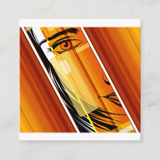 Tarjeta de visita quadratische visitenkarte (Vorderseite)