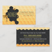 Tarjeta De Visita Vendedor de miel: apicultor Visitenkarte (Vorne/Hinten)