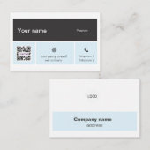 Tarjeta de visita visitenkarte (Vorne/Hinten)