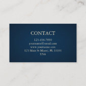 Tarjeta de visita visitenkarte (Rückseite)