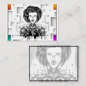 Tarjeta de visita visitenkarte (Vorne/Hinten)