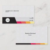 Tarjeta de visita visitenkarte (Vorne/Hinten)