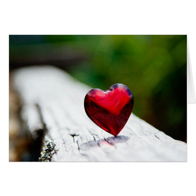 Tarjeta Del Día de San Valentín, Amor (Vorderseite (Horizontal))