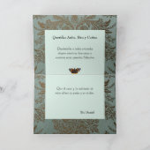 Tarjeta Elegante Día de Muertos Greeting (español) Karte (Innenseite)