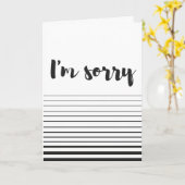 Tarjeta "Es tut mir leid" Karte (Gelbe Blume)