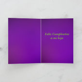 Tarjeta - Feliz Cumpleaños a mi hija Karte (Innenseite)