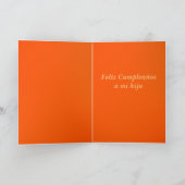 Tarjeta - Feliz Cumpleaños - Amapola de California Karte (Innenseite)