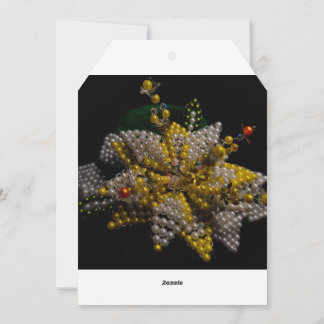 Tarjeta festiva plana feiertagskarte