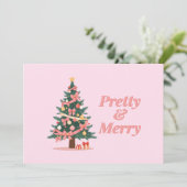 Tarjeta festiva plana feiertagskarte (Stehend Vorderseite)