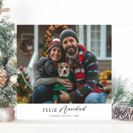 Tarjeta Fotográfica De Feliz Navidad | Christmas Feiertagskarte