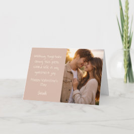 Tarjeta Happy Valentine's Day Feiertagskarte