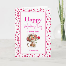 Tarjeta Happy Valentine's Day Feiertagskarte