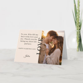 Tarjeta Happy Valentine's Day Feiertagskarte