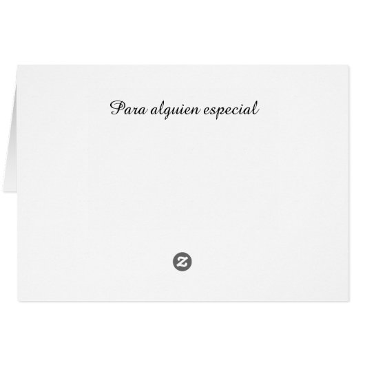 Tarjeta hermosa para Widar (Rückseite Horizontal)