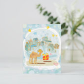 Tarjeta/invitación/saludo de Reyes Magos (Stehend Vorderseite)