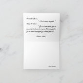 Tarjeta Karte (Innenseite)