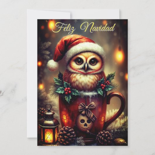 Tarjeta Navideña  Feiertagskarte (Vorderseite)