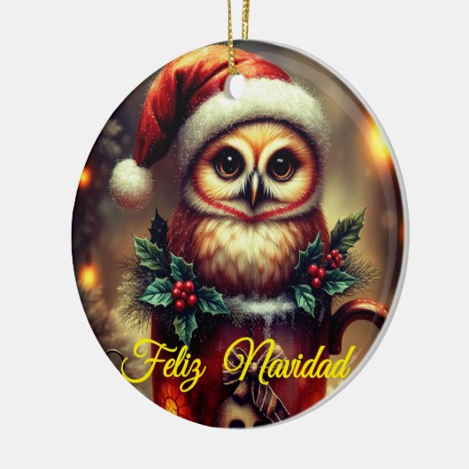 Tarjeta Navideña  Keramik Ornament (Links)