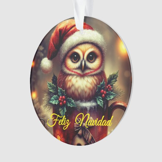 Tarjeta Navideña  Ornament (Vorderseite)