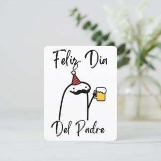Tarjeta para el dia del padre ( 1 Solo lado)