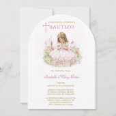 Tarjeta Personalizada Bautizo Niña Einladung (Vorderseite)