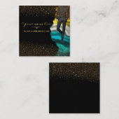 tarjeta personalizada de negocios de trajes quadratische visitenkarte (Vorne/Hinten)