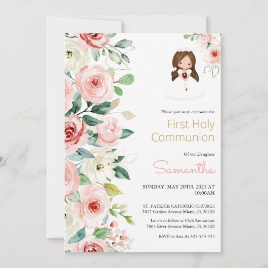 Tarjeta plana (Vorderseite)