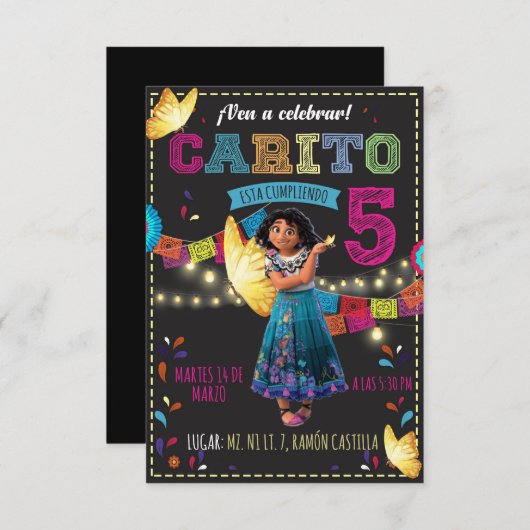 Tarjeta plana (Vorne/Hinten)