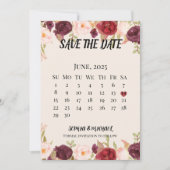 Tarjeta plana de reserva la fecha save the date (Vorderseite)