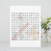 Tarjeta plana. Eres un profesor sobresaliente. (Stehend Vorderseite)