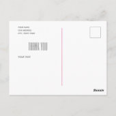 Tarjeta posta - Danke - Custom Postkarte (Rückseite)