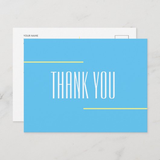 Tarjeta posta - Danke - Custom Postkarte (Vorne/Hinten)