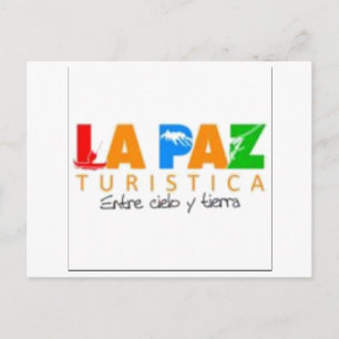 Tarjeta posta La Paz entre cielo y tierra Postkarte