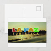 Tarjeta posta La Paz turistica Postkarte (Vorne/Hinten)