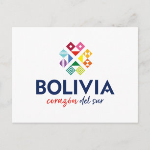 Tarjeta Postal Bolivien Corazon del sur Postkarte