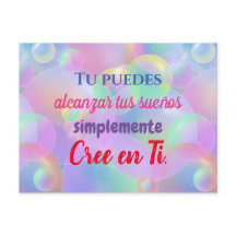 Tarjeta postalisch - Cree en Ti