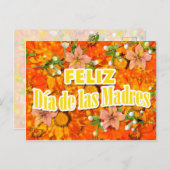 Tarjeta postalisch Feliz Día de las Madres Postkarte (Vorne/Hinten)
