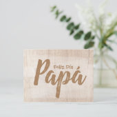 Tarjeta postalisch - Feliz Día Papá 02 Postkarte (Stehend Vorderseite)