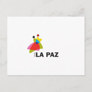 Tarjeta postalische Vive La Paz Postkarte