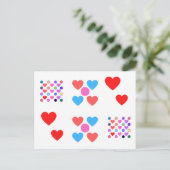 Tarjeta Postcorazones Postkarte (Stehend Vorderseite)