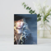 Tarjeta postilustración "Fugitiva Sonia Verdú" Postkarte (Stehend Vorderseite)