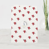 Tarjeta San Valentín Feiertagskarte (Rückseite)