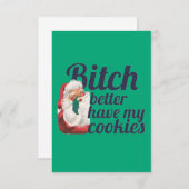 tarjeta santa dankeskarte (Vorne/Hinten)