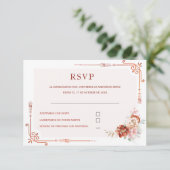 Tarjeta UAWG elegante Al Pentolino RSVP Karte (Stehend Vorderseite)