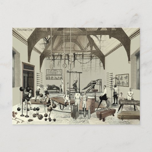 Tarjeta Victorian Gym Postkarte (Vorderseite)