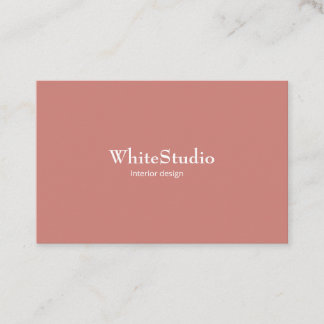 Tarjeta visita White Terra Cotta Business Card Visitenkarte